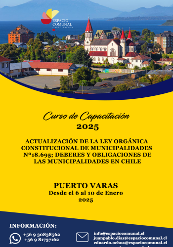 Actualización de la Ley Orgánica Constitucional de Municipalidades Nº18.695; Deberes y Obligaciones de las Municipalidades en Chile